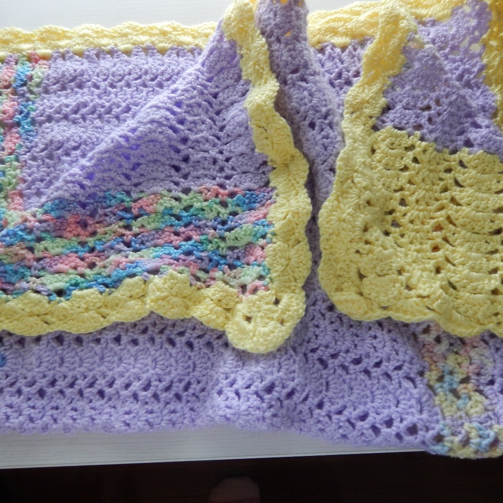 Hand Crocheted Baby blanket